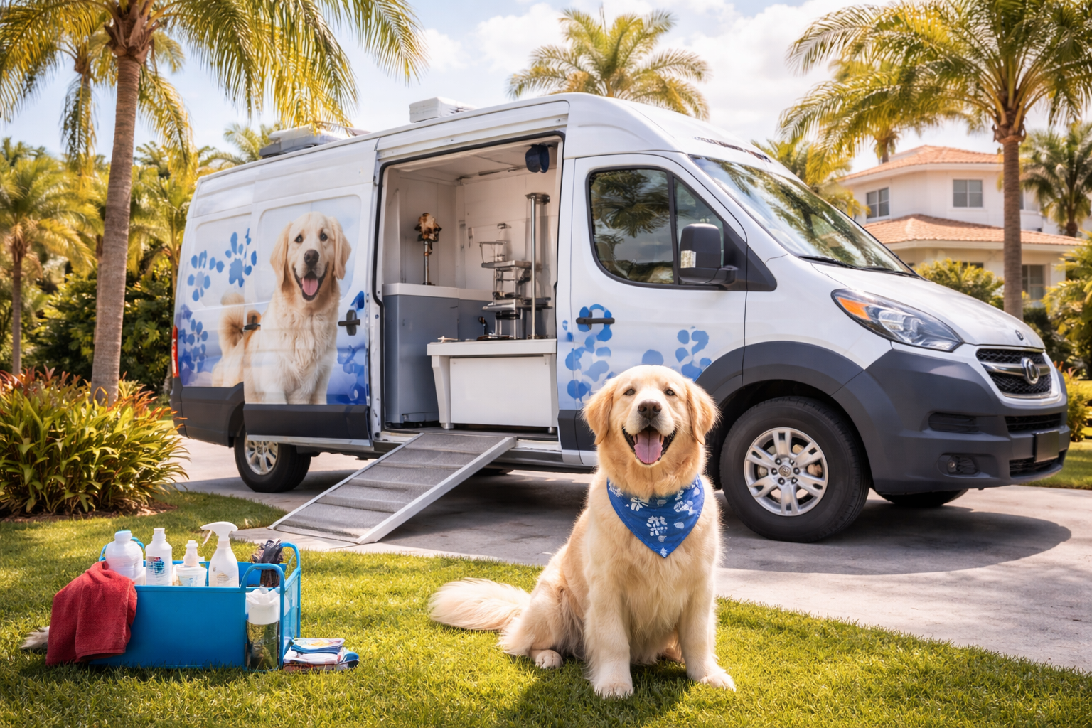 Luxury Mobile Grooming Miami, Stress Free Care Right at Your Door